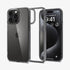 ACS07209 - iPhone 15 Series Ultra Hybrid Case in Natural Titanium showing the back